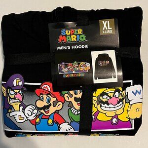 Super Mario nintendo pullover hoodie Mens size XL NWT